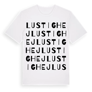 Lustighej ordlek t-shirt – ekologisk bomull t-shirt från Pinshirt