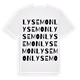 Lysemon ordlek t-shirt