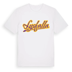 Lysfalla baseball t-shirt – ekologisk bomull t-shirt från Pinshirt