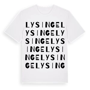Lysinge ordlek t-shirt – ekologisk bomull t-shirt från Pinshirt