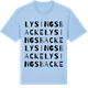 Blue Soul t-shirt med Lysingsbacke ordlek t-shirt