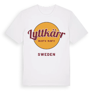 Lyttkärr cirkel t-shirt – ekologisk bomull t-shirt från Pinshirt