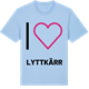 Blue Soul t-shirt med Jag älskar Lyttkärr t-shirt stort tryck
