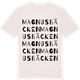 Vintage White t-shirt med Magnusbäcken ordlek t-shirt