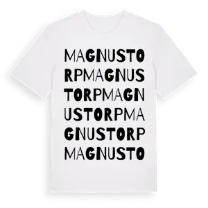 Magnustorp ordlek t-shirt – ekologisk bomull t-shirt från Pinshirt