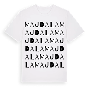 Majdala ordlek t-shirt – ekologisk bomull t-shirt från Pinshirt