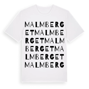 Malmberget ordlek t-shirt – ekologisk bomull t-shirt från Pinshirt