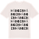 Vintage White t-shirt med Mången ordlek t-shirt