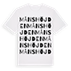 Månshöjden ordlek t-shirt