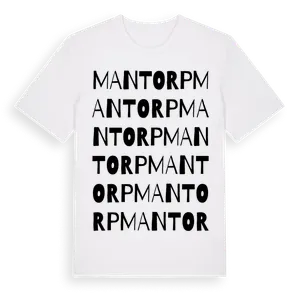 Mantorp ordlek t-shirt – ekologisk bomull t-shirt från Pinshirt