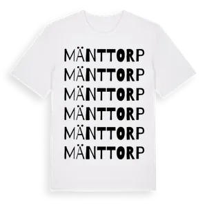 Mänttorp ordlek t-shirt – ekologisk bomull t-shirt från Pinshirt