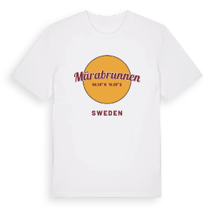 Märabrunnen cirkel t-shirt – ekologisk bomull t-shirt från Pinshirt