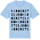 Blue Soul t-shirt med Margeretelund ordlek t-shirt
