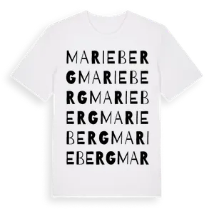 Marieberg ordlek t-shirt – ekologisk bomull t-shirt från Pinshirt