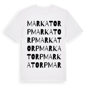 Markatorp ordlek t-shirt – ekologisk bomull t-shirt från Pinshirt