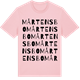 Pink Cotton t-shirt med Mårtensbo ordlek t-shirt