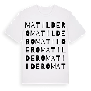 Matildero ordlek t-shirt – ekologisk bomull t-shirt från Pinshirt