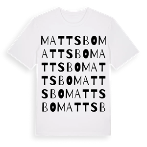 Mattsbo ordlek t-shirt – ekologisk bomull t-shirt från Pinshirt