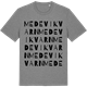 Mid Heather Gray t-shirt med Medevi kvarn ordlek t-shirt