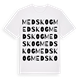 Medskog ordlek t-shirt