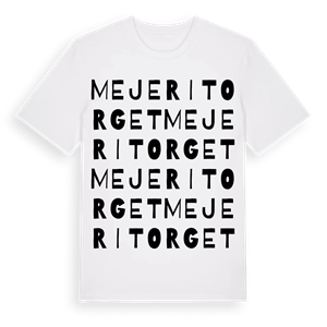 Mejeritorget ordlek t-shirt – ekologisk bomull t-shirt från Pinshirt