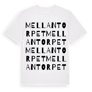 Mellantorpet ordlek t-shirt – ekologisk bomull t-shirt från PinShirt