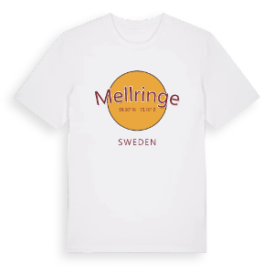 Mellringe cirkel t-shirt – ekologisk bomull t-shirt från Pinshirt
