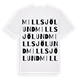 Millsjölund ordlek t-shirt