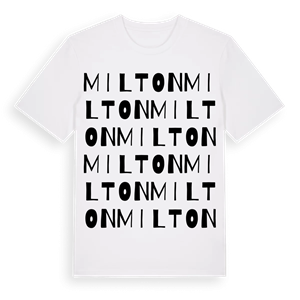 Milton ordlek t-shirt – ekologisk bomull t-shirt från Pinshirt