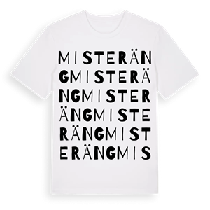Misteräng ordlek t-shirt – ekologisk bomull t-shirt från Pinshirt