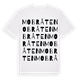 White t-shirt med Mobråten ordlek t-shirt