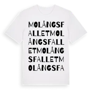 Molångsfallet ordlek t-shirt – ekologisk bomull t-shirt från Pinshirt