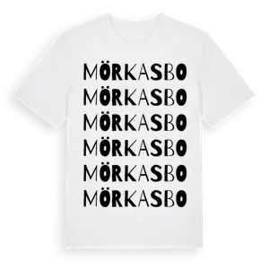 Mörkasbo ordlek t-shirt – ekologisk bomull t-shirt från Pinshirt