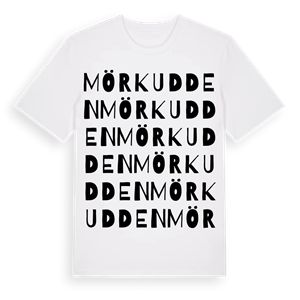 Mörkudden ordlek t-shirt – ekologisk bomull t-shirt från Pinshirt