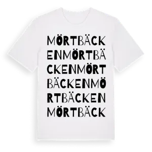 Mörtbäcken ordlek t-shirt – ekologisk bomull t-shirt från Pinshirt