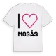 Jag älskar Mosås t-shirt stort tryck
