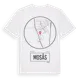 White t-shirt med Mosås t-shirt