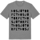 Mid Heather Gray t-shirt med Mosjötorpet ordlek t-shirt