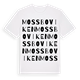 Mossboviken ordlek t-shirt