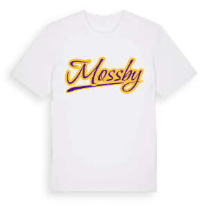 Mossby baseball t-shirt – ekologisk bomull t-shirt från Pinshirt
