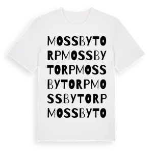 Mossbytorp ordlek t-shirt – ekologisk bomull t-shirt från Pinshirt