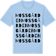 Blue Soul t-shirt med Mossgården ordlek t-shirt