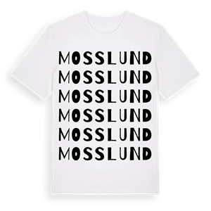 Mosslund ordlek t-shirt – ekologisk bomull t-shirt från Pinshirt