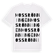Mossrönningen ordlek t-shirt