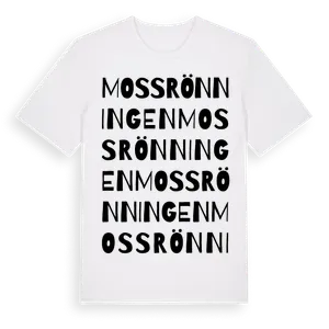 Mossrönningen ordlek t-shirt – ekologisk bomull t-shirt från Pinshirt