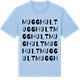 Blue Soul t-shirt med Mugghult ordlek t-shirt