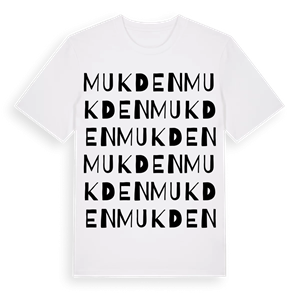 Mukden ordlek t-shirt – ekologisk bomull t-shirt från Pinshirt