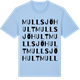 Blue Soul t-shirt med Mullsjöhult ordlek t-shirt