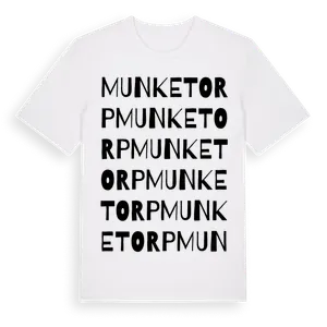 Munketorp ordlek t-shirt – ekologisk bomull t-shirt från Pinshirt
