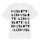 Muskotviken ordlek t-shirt